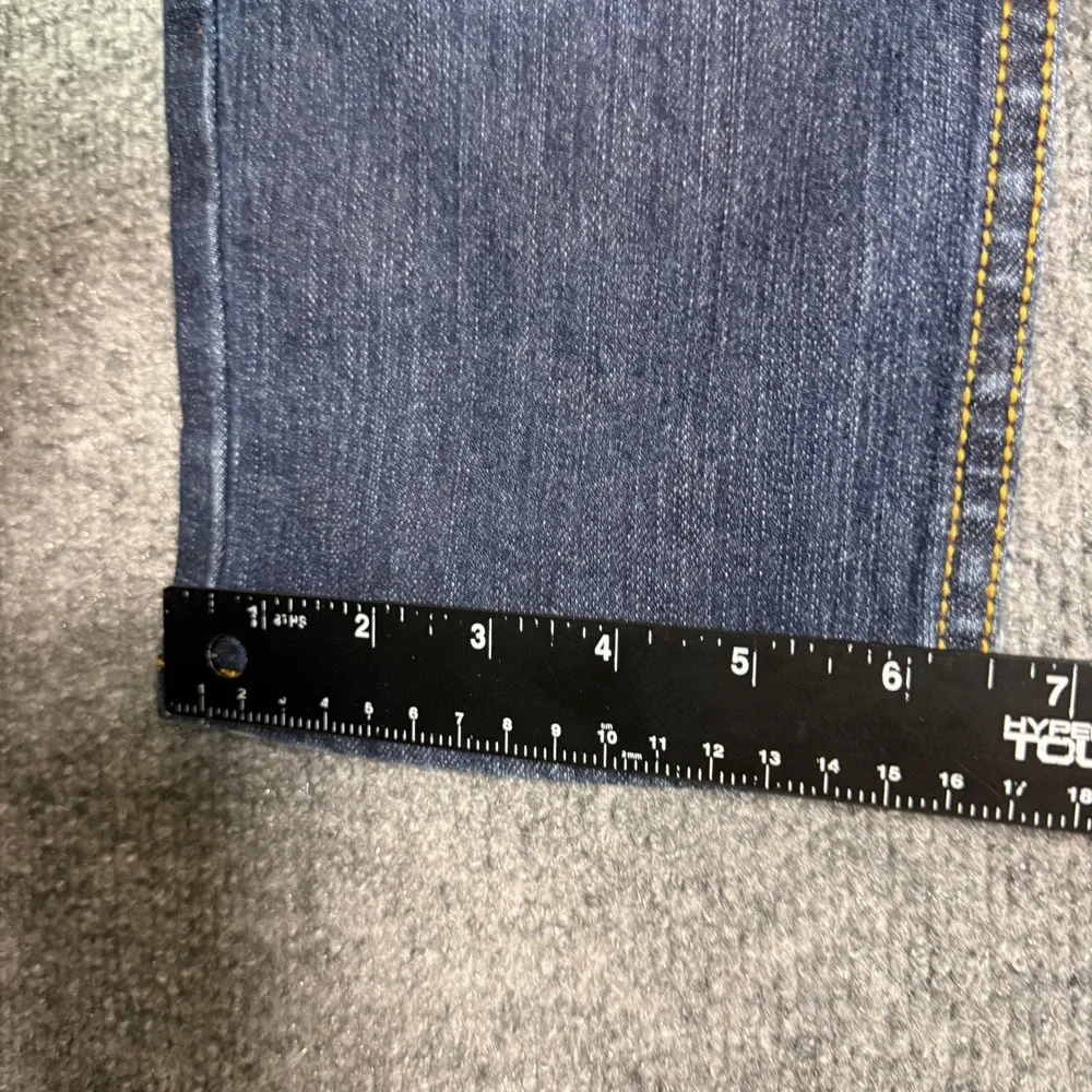 Hanna Andersson Jeans 150 Girls 12 Blue Kid Dark Wash Straight Leg Stretch Denim